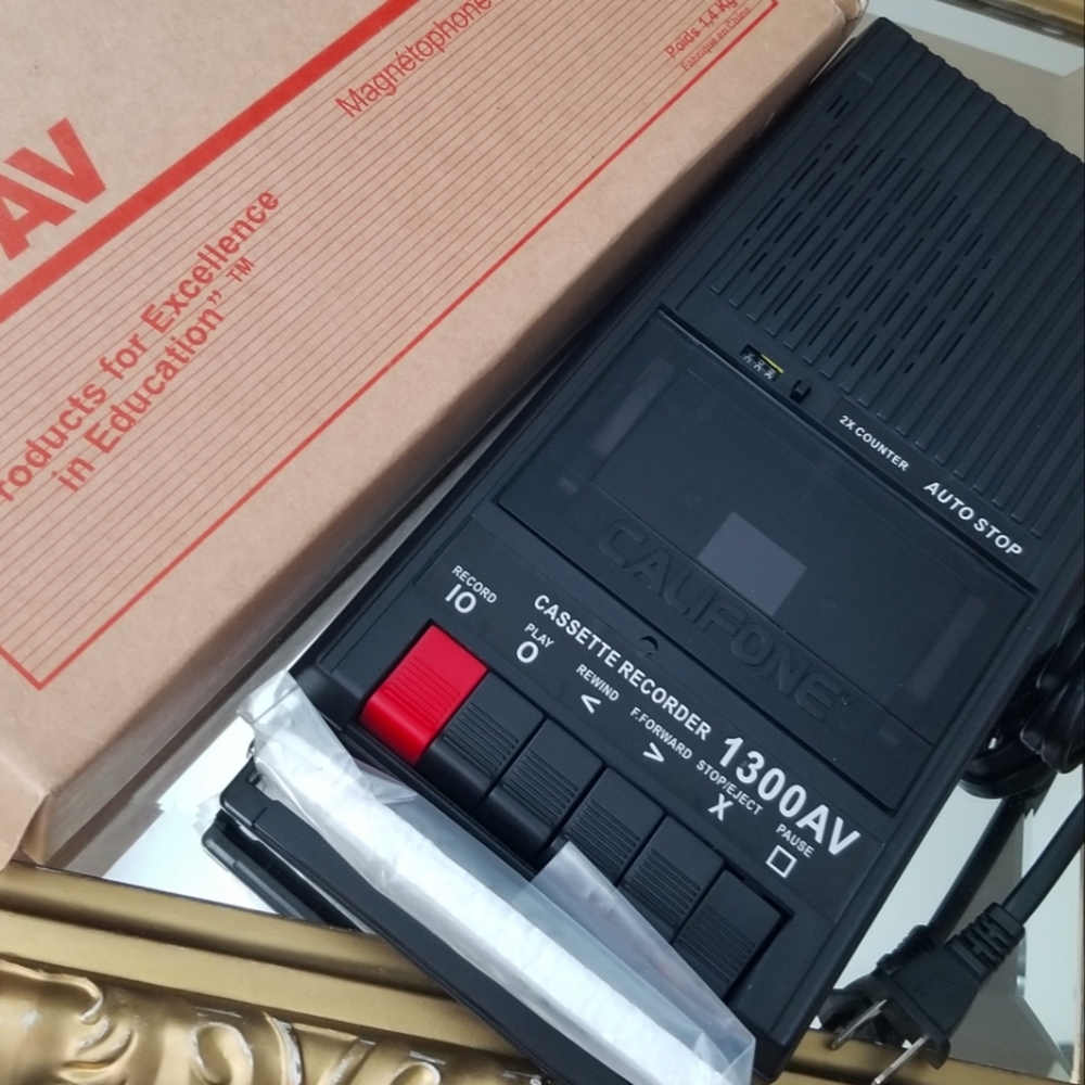 ❗Califone 1300AV Cassette Recorder with Built In Microphone❗